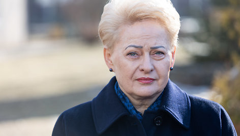 Dalia Grybauskaitė balsavo antrajame savivaldos rinkimų ture