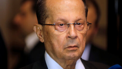 Libano prezidentas Michelis Aounas