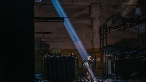 „Azov“ pulko kovotojo nuotraukose užfiksuotos dienos „Azovstal“ gamykloje
