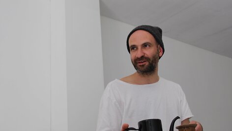 Kavinės &bdquo;Crooked Nose & Coffee Stories&ldquo; įkūrėjas Emanuelis Ryklys