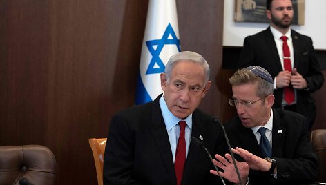 Izraelio ministras pirmininkas Benjaminas Netanyahu