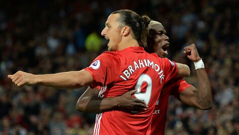 Zlatanas Ibrahimovičius ir Paulis Pogba