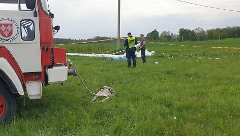 Nukritęs motosklandytuvas