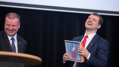 Saulius Skvernelis ir Gintautas Paluckas