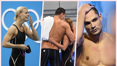 Florent'as Manaudou ir Pernille Blume 