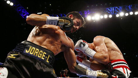 Jorge'as Linaresas prie&scaron; Anthony Crolla