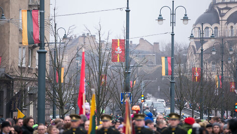 I&scaron;kilminga trijų Baltijos valstybių vėliavų pakėlimo ceremonija