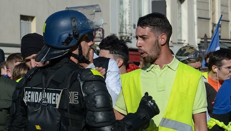 „Geltonųjų liemenių“ protestai Prancūzijoje