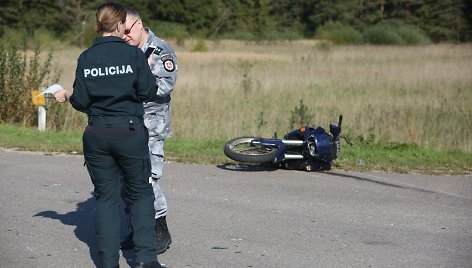 Minsko pl. avarijos metu žuvo motociklininkas / Vidmantas Balkūnas/BNS nuotr.