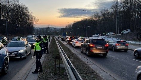 Kauno policijos patikros akimirkos