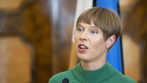 Prezidento Gitano Nausėdos ir Estijos prezidentės Kersti Kaljulaid spaudos konferencija