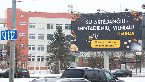Kaunas sveikina Vilnių su gimtadieniu