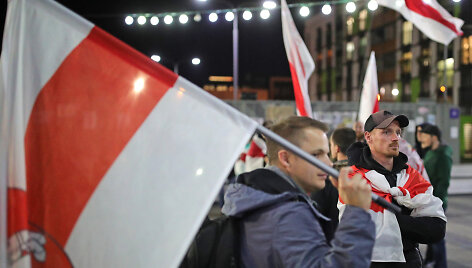 Protestuotojai Minske