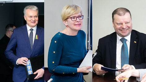 Gitanas Nausėda, Ingrida &Scaron;imonytė, Saulius Skvernelis
