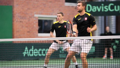 &bdquo;Davis cup&ldquo; turnyro mačas: Lietuva-Madagaskaras, dvejetų susitikimas
