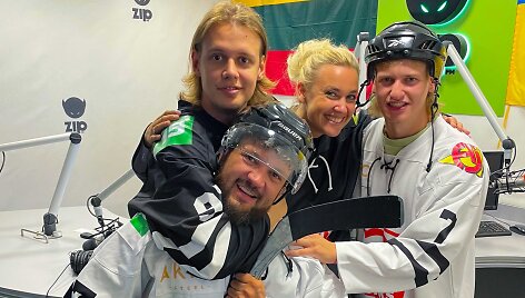 Du Vilniaus pankai apsilankė ZIP FM studijoje