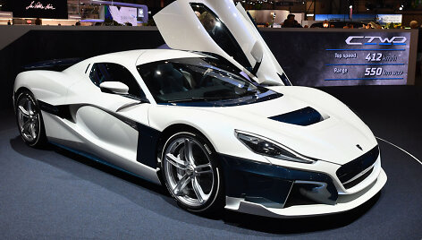 &bdquo;Rimac&ldquo; elektromobilis &bdquo;C-Two&ldquo; Ženevos automobilių parodoje