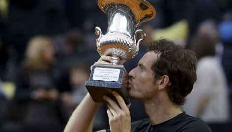 Romos &bdquo;Masters&ldquo; finale triumfavo Andy Murray