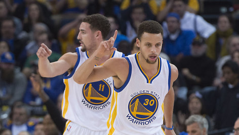 Klay Thompsonas ir Stephenas Curry