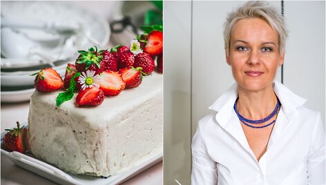 Nida Degutienė ir jos gamintas bra&scaron;kių &bdquo;semifredo&ldquo;