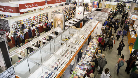 Vilniaus knygų mugės atidarymo akimirka