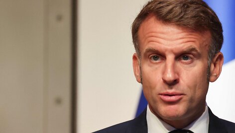 Emmanuelis Macronas / AFP