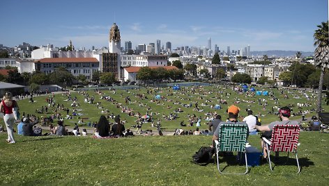 Gyvenimas San Fransiske pandemijos metu