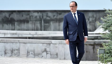 Prancūzijos prezidentas Francois Hollande'as