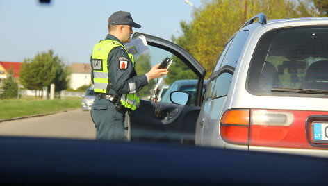 Vairuotojų blaivumo patikrinimas