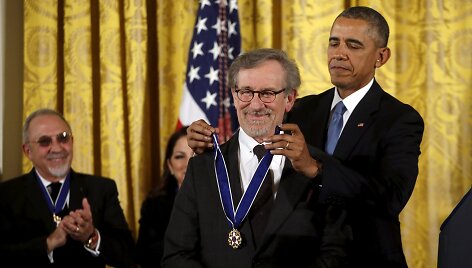 Stevenas Spielbergas ir Barackas Obama