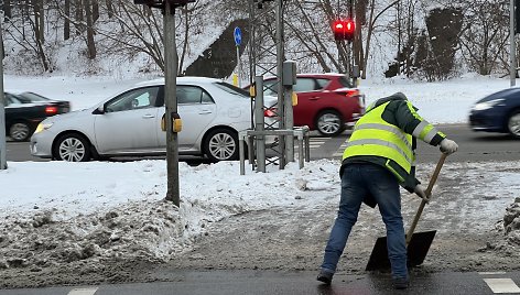 Eismas Vilniuje lijundros metu