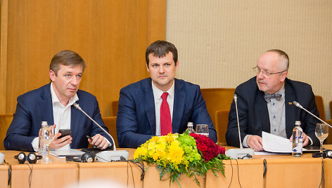 Ramūnas Karbauskis, Gintautas Paluckas ir Juozas Olekas