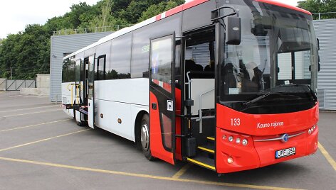 Kauno rajono savivaldybė įsigyti nauji autobusai