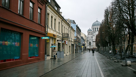 Atnaujinti Laisvės alėjos pastatai