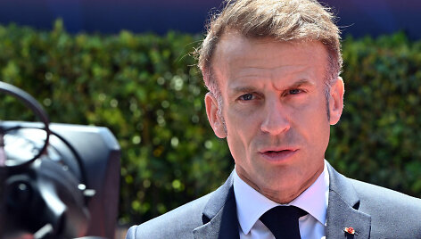 Emmanuelis Macronas / AFP