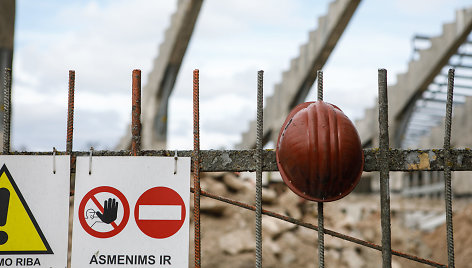 Sustojusios Kauno stadiono statybos