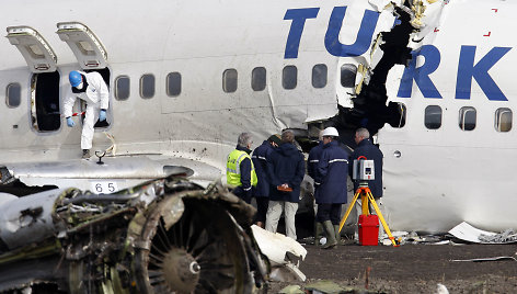 2009 metais Šipolio oro uoste sudužęs „Turkish Airlines“ lėktuvas „Boeing 737“