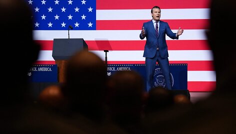 Pete'as Hegsethas / Getty Images via AFP