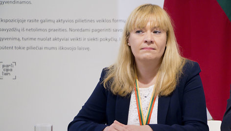 Inauguracijos komisijos pirmininkė Algė Budrytė