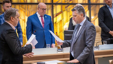 Prisiekė naujasis Kauno miesto tarybos narys dr. Kęstutis Morkūnas