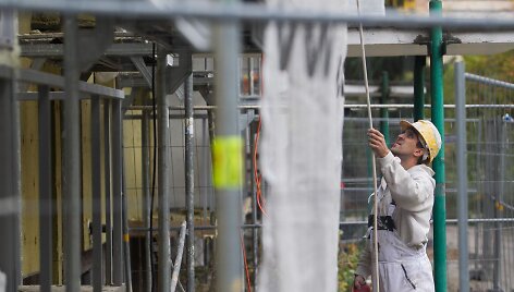 Renovuojamas Gerosios Vilties g. 18 namas