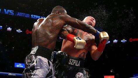 Deontay Wilderis prie&scaron; Arturą Szpilką