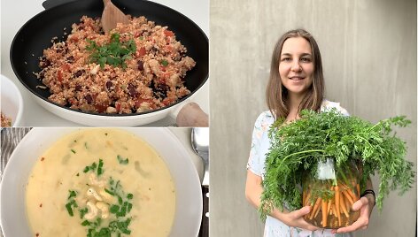 Simona mėgaujasi gamindama vegani&scaron;kus patiekalus