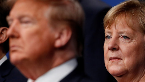 Donaldas Trumpas ir Angela Merkel