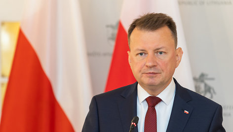 Lenkijos krašto apsaugos ministras Mariusz Blaszczak