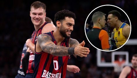 Markusas Howardas džiaugiasi pergale, o Wade'as Baldwinas puola teisėją