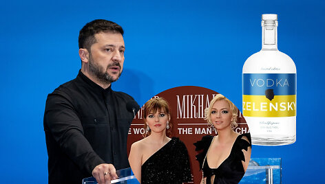 Tvirtinama, esą Gorbačiovo anūkės pardavinėja &bdquo;Zelenskio&ldquo; degtinę