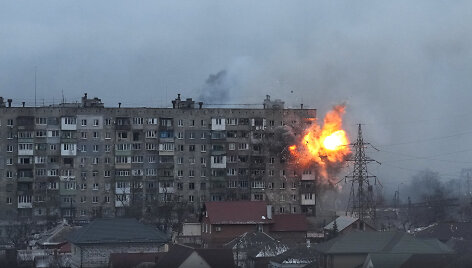 Rusijos atakuojamo Mariupolio siaubas i&scaron; arti