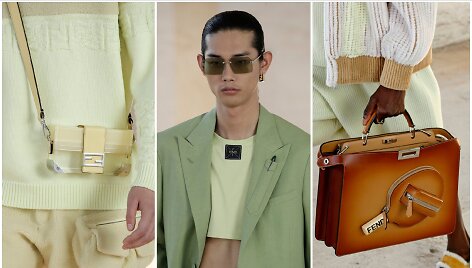 &bdquo;Fendi&ldquo; 2022 m. vasaros kolekcija vyrams