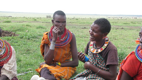 Samburu genties moterys